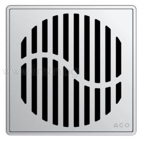 Подов сифон ACO Showerpoint Easyflow с решетка Wave 5141.08.28