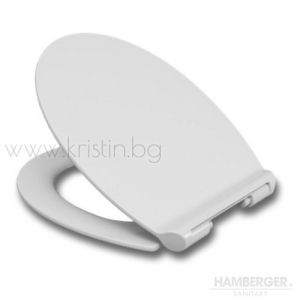 Капак и седалка за тоалетна чиния Fluke Soft close Hamberger