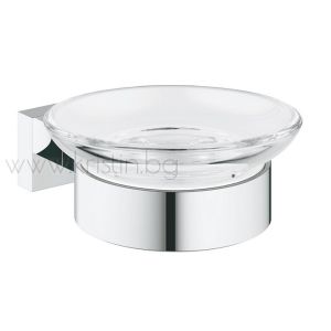 Сапунерка Grohe Essentials Cube, комплект с държач