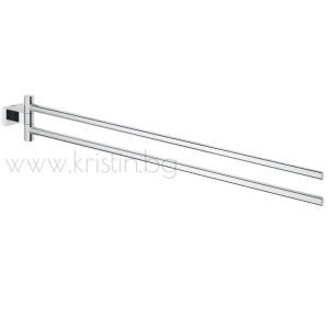 Двоен хавлийник за кърпи Grohe Essentials Cube