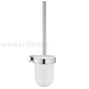 Четка за тоалетна чиния Grohe Essentials Cube, комплект с държач