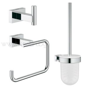 Комплект аксесоари за баня Grohe Essentials Cube 3 в 1