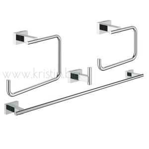 Комплект аксесоари за баня Grohe Essentials Cube 4 в 1