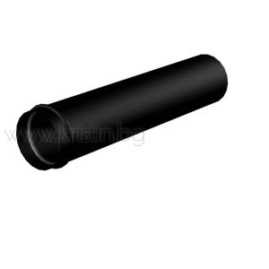 Сифон за мивка с овално тяло Alcaplast, черен