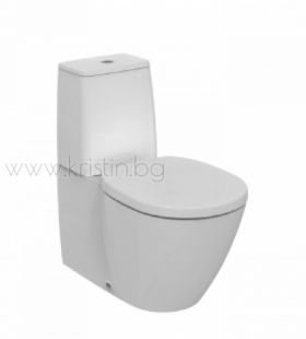 Моноблок Connect Space Cube Scandinavian Ideal Standard  плътно прилепнал до стената