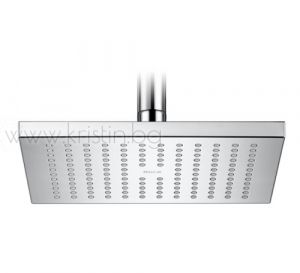 Смесител за вграждане Roca Pals, комплект с душ пита Rainsense 20х20 см и ръчен душ с две функции