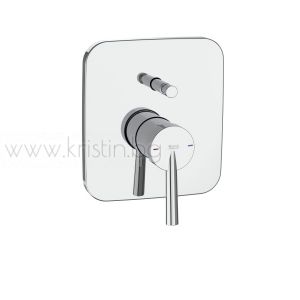 Смесител за вграждане Roca Pals, комплект с душ пита Rainsense 20х20 см и ръчен душ с две функции
