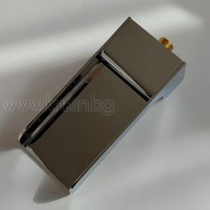 Каскаден чучур за вграждане Bergsee BS Z20, с неаерирана водна струя, покритие хром.
