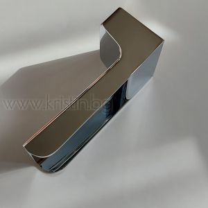 Bergsee BS Z20, каскаден чучур за вграждане от масивен месинг с покритие хром.