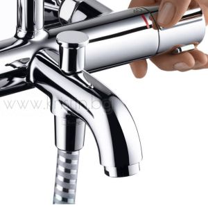 Душ система за вана/ душ Hansgrohe Vernis Shape 230 1 Jet с термостатен смесител
