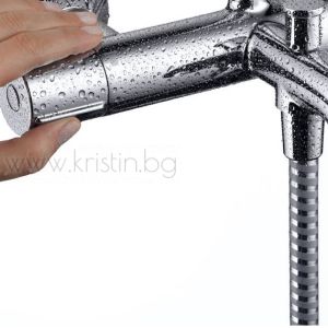 Душ система за вана/ душ Hansgrohe Vernis Shape 230 1 Jet с термостатен смесител