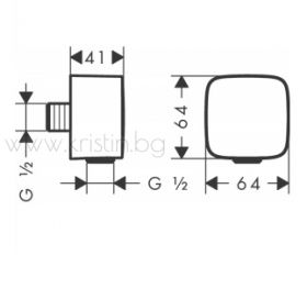 Комплект за хигиенен душ Hansgrohe Logis  71604000