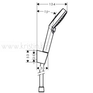 Hansgrohe комплект за вграждане Crometta S 240 1 jet и душ Logis 71405000