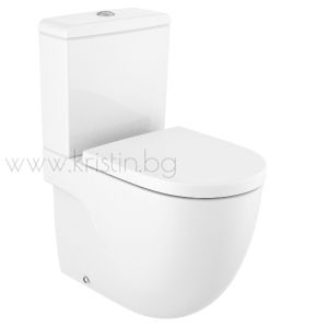 Моноблок Meridian Compacto Roca Rimless 600 мм с капак Supralit с метални панти