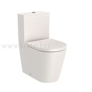 Моноблок Roca Inspira Round Rimless 600 мм, Compact, в цвят Beige