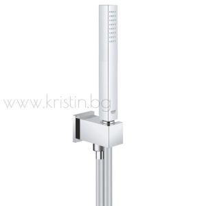 Комплект душ пита с две каскади за вграждане в таван, термостат Grohe Smartcontrol и ръчен душ Euohoria Cube