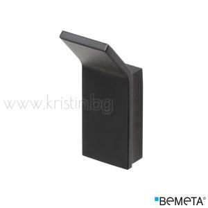 Черна единична закачалка Bemeta Nero
