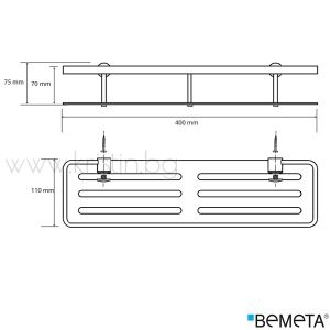 Етажерка с борд за душ зона, Bemeta Cytro
