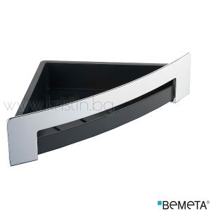 Ъглова етажерка с пластмасова решетъчна тава, Bemeta Cytro