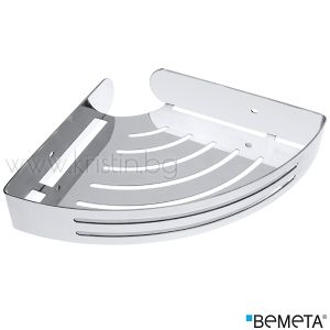 Ъглова етажерка Bemeta Cytro 102308061 изработена от масивен месинг  с покритие хром.