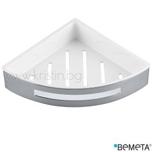 Ъглова етажерка неръждаема стомана и пластмаса , Bemeta Cytro