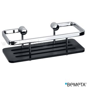 Поставка за душ , Bemeta Cytro, хром/черен акрил