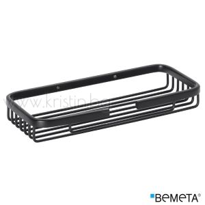 Черна кошница за душ зона, Bemeta Cytro 230х30х100 мм