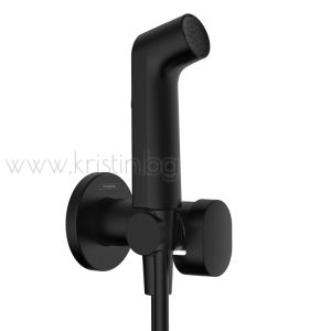 Комплект за хигиенен душ черен мат, Hansgrohe 29232670 Ecosmart +