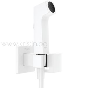 Комплект за хигиенен душ бял мат, Hansgrohe 29233700 Ecosmart + 