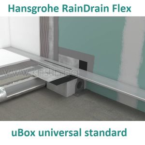 Линеен сифон  Hansgrohe 56052670 Raindrain Flex 900мм