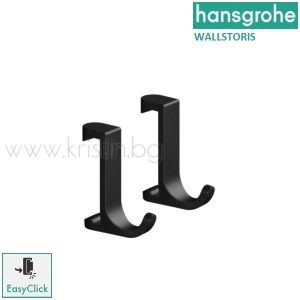 Комплект аксесоари за баня Hansgrohe Wallstoris, монтаж с клик