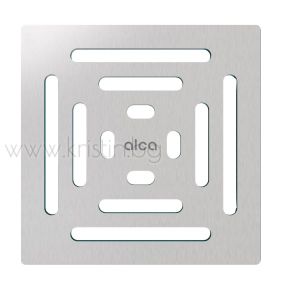 Подов сифон Alcaplast APV120 с решетка Inox MPV012
