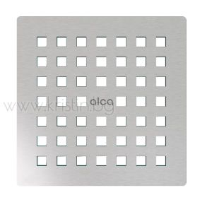 Подов сифон Alcaplast APV120 с решетка Inox MPV014
