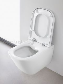 Конзолна тоалетна чиния The Gap Roca Clean Rim