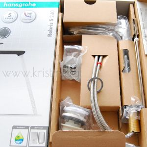 Смесител Hansgrohe Rebris S 240 Coolstart, за мивка монтирана върху плот.