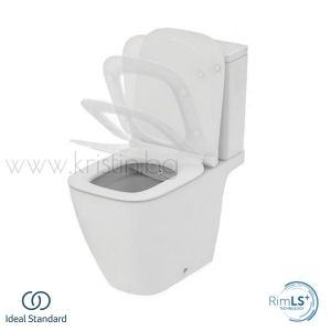Моноблок Ideal Standard  I LIfe B с биде, и ултратънък капак с плавно затваряне