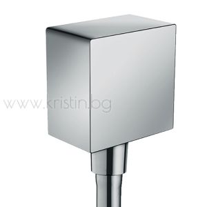 Квадратно стенно коляно Hansgrohe Fixfit Square 