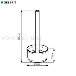 Дебитен ограничител за структури Geberit Duofix