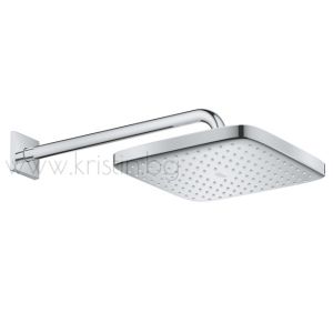 Комплект термостатен смесител за вграждане Grohe Eurocube, с превключване за душ пита и ръчен душ