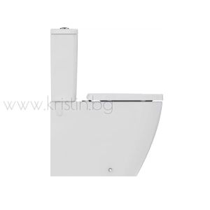 Моноблок Ideal Standard  I LIfe S, къса проекция, казанче с долно пълнене и капак с нормално затваряне