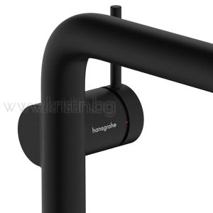 Висок смесител за мивка Hansgrohe Tecturis S 240 Fine CoolStart  Ecosmart +, покритите черен мат