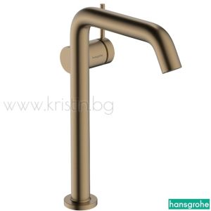 Висок смесител за мивка Hansgrohe Tecturis S 240 Fine CoolStart  Ecosmart +, покритите  в цвят матиран бронз
