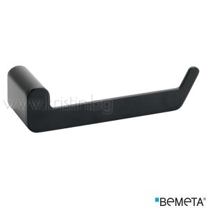 Държач за тоалетна хартия Bemeta Organic Black, без капак
