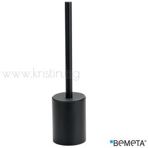 Четка за тоалетна чиния Bemeta Organic Black, стенен монтаж