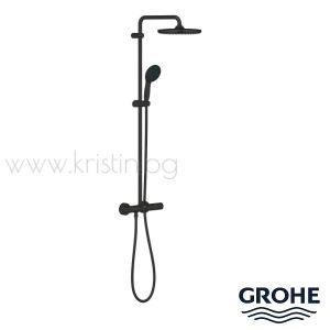 Душ система Grohe Tempesta System 250  в цвят черен мат