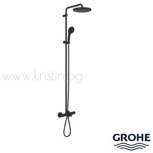 Душ система Grohe Tempesta System 250 вана/ душ ,  в цвят черен мат