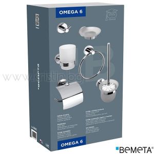 Комплект аксесоари за баня Omega , 6 части