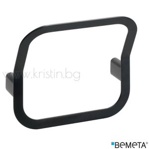 Ринг за кърпи Bemeta Organic Black, стенен монтаж