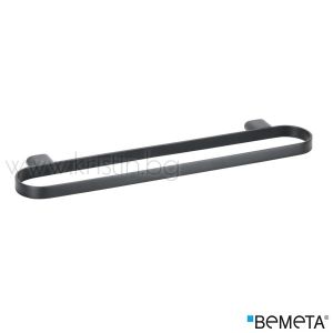 Ринг за кърпи 500 мм Bemeta Organic Black, стенен монтаж