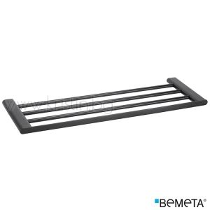 Поставка- скара за хавлии 640 мм Bemeta Organic Black, стенен монтаж